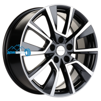 Комплект литых дисков Khomen Wheels KHW1802 (RAV4) 7x18/5x114.3 ET35 D60.1 black-fp