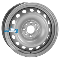 Комплект штампованных дисков ТЗСК Daewoo Nexia 5.5x14/4x100 ET49 D56.6 серебро