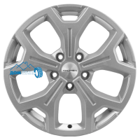 Комплект литых дисков Khomen Wheels KHW1710 6.5x17/5x114.3 ET45 D54.1 f-silver