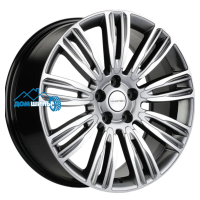 Комплект литых дисков Khomen Wheels KHW2004 (Velar) 8.5x20/5x108 ET45 D63.4 dark chrome-fp