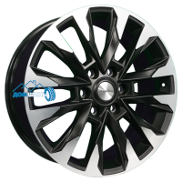 Комплект литых дисков Khomen Wheels KHW2010 8x20/6x139.7 ET60 D95.1 black-fp matt