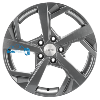 Комплект литых дисков Khomen Wheels KHW1712 (Juke) 7x17/5x114.3 ET47 D66.1 gray