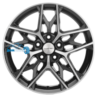 Комплект литых дисков Khomen Wheels KHW1709 (CX-5/Seltos/Optima) 7x17/5x114.3 ET50 D67.1 black-fp