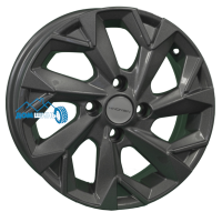 Комплект литых дисков Khomen Wheels KHW1402 (Vaz/Datsun) 5.5x14/4x98 ET35 D58.5 gray