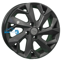 Комплект литых дисков Khomen Wheels KHW1508 (Rio) 6x15/4x100 ET46 D54.1 gray