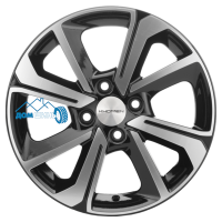 Комплект литых дисков Khomen Wheels KHW1501 6x15/4x100 ET46 D54.1 black-fp