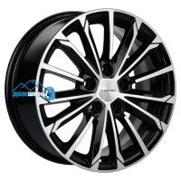 Комплект литых дисков Khomen Wheels KHW1611 (Corolla) 6.5x16/5x114.3 ET45 D60.1 black-fp
