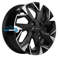 Комплект литых дисков Khomen Wheels KHW1402 (Alsvin/Getz/i20) 5.5x14/4x100 ET46 D54.1 black-fp