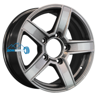 Комплект литых дисков Khomen Wheels KHW1614 (Niva 4x4) 6.5x16/5x139.7 ET40 D98.5 gray