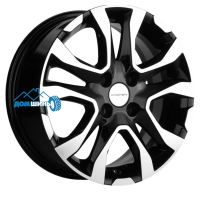 Комплект литых дисков Khomen Wheels KHW1503 (Vesta) 6x15/4x100 ET50 D60.1 black-fp