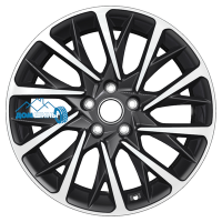 Комплект литых дисков Khomen Wheels KHW1804 (Camry) 7.5x18/5x114.3 ET45 D60.1 black-fp