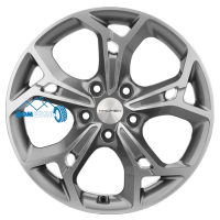 Комплект литых дисков Khomen Wheels KHW1702 (Changan/Geely/Lexus/Toyota) 7x17/5x114.3 ET45 D60.1 gray-fp