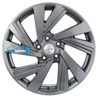Комплект литых дисков Khomen Wheels KHW1801 (Kodiaq/Tiguan) 7.5x18/5x112 ET43 D57.1 g-silver