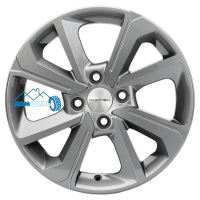 Комплект литых дисков Khomen Wheels KHW1501 (Vesta) 6x15/4x100 ET50 D60.1 gray
