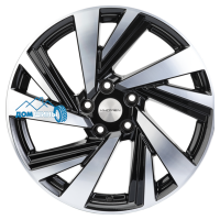 Комплект литых дисков Khomen Wheels KHW1801 7.5x18/5x114.3 ET50 D66.1 black-fp