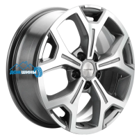 Комплект литых дисков Khomen Wheels KHW1710(2) (Mercedes Vito) 6.5x17/5x112 ET50 D66.6 gray-fp