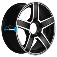 Комплект литых дисков Khomen Wheels KHW1614 (Niva 4x4 Bronto) 6.5x16/5x139.7 ET35 D98.5 black-fp