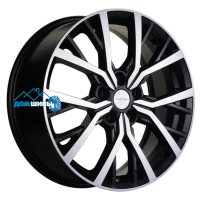 Литой диск Khomen Wheels KHW1806 (Changan/Geely/Lexus/Suzuki/Toyota) 7x18/5x114.3 ET45 D60.1 black-fp