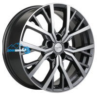 Комплект литых дисков Khomen Wheels KHW1806 (Jolion) 7x18/5x114.3 ET37 D66.5 gray-fp
