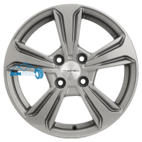 Комплект литых дисков Khomen Wheels KHW1502 6x15/4x100 ET45 D54.1 g-silver