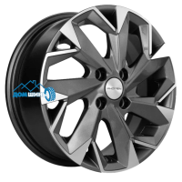 Комплект литых дисков Khomen Wheels KHW1508 (XRay) 6x15/4x100 ET40 D60.1 gray-fp