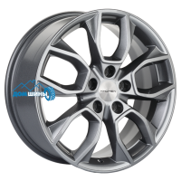 Комплект литых дисков Khomen Wheels KHW1713 (SantaFe) 7x17/5x114.3 ET47 D67.1 gray