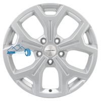 Комплект литых дисков Khomen Wheels KHW1710 (Ceed) 6.5x17/5x114.3 ET50 D67.1 f-silver