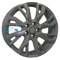 Комплект литых дисков Khomen Wheels KHW1809 (Dargo/Jolion) 7x18/5x114.3 ET37 D66.5 f-silver
