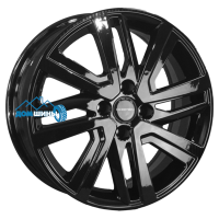 Комплект литых дисков Khomen Wheels KHW1609 6x16/4x100 ET41 D60.1 black