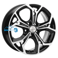 Комплект литых дисков Khomen Wheels KHW1702 (Jolion) 7x17/5x114.3 ET37 D66.5 black-fp