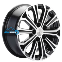 Комплект литых дисков Khomen Wheels KHW1610 (Astra) 6.5x16/5x115 ET41 D70.2 black-fp