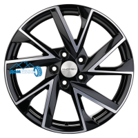 Комплект литых дисков Khomen Wheels KHW1714 (CX-5/Seltos) 7x17/5x114.3 ET50 D67.1 black-fp