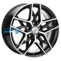 Комплект литых дисков Khomen Wheels KHW1709 (Chery Tiggo 3/Tiggo 3 Pro) 7x17/5x108 ET45 D60.1 black-fp