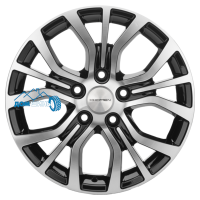 Комплект литых дисков Khomen Wheels KHW1608 (Outlander) 6.5x16/5x114.3 ET38 D67.1 black-fp