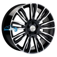 Комплект литых дисков Khomen Wheels KHW2004 8.5x20/5x108 ET45 D63.4 black-fp