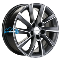 Комплект литых дисков Khomen Wheels KHW1507 6x15/5x100 ET38 D57.1 gray-fp