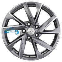 Комплект литых дисков Khomen Wheels KHW1714 (Audi A4) 7x17/5x112 ET49 D66.6 gray-fp