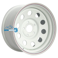 Комплект штампованных дисков Off-Road Wheels Jeep 8x15/5x114.3 ET-19 D84 белый