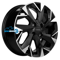 Комплект литых дисков Khomen Wheels KHW1508 (Rio) 6x15/4x100 ET46 D54.1 black-fp