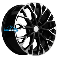 Комплект литых дисков Khomen Wheels KHW1718 (GAC GS4) 7x17/5x108 ET49 D59.5 black-fp