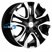 Комплект литых дисков Khomen Wheels KHW1503 6x15/4x100 ET50 D60.1 gray-fp