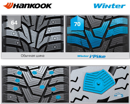 Hankook Winter i*Pike X W429A 215/60 R17 100T STUD