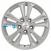 Комплект литых дисков Khomen Wheels KHW1603 6x16/5x114.3 ET43 D67.1 g-silver-fp