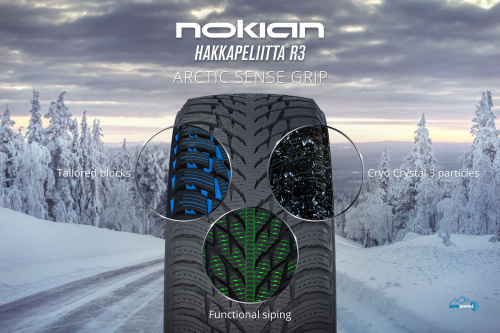 Nokian Tyres Hakkapeliitta R3 SUV 215/60 R17 100R XL  TL