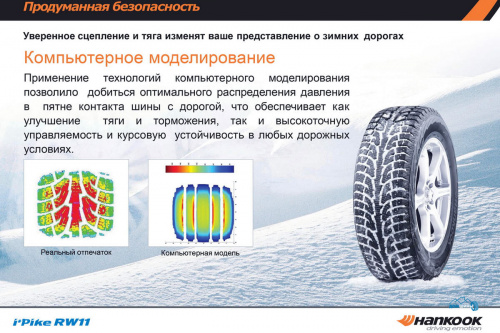 Hankook Winter i*Pike RW11 245/55 R19 107T XL STUD