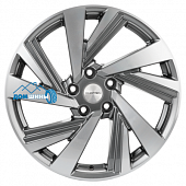 Комплект литых дисков Khomen Wheels KHW1801 (CX-5) 7.5x18/5x114.3 ET45 D67.1 f-silver