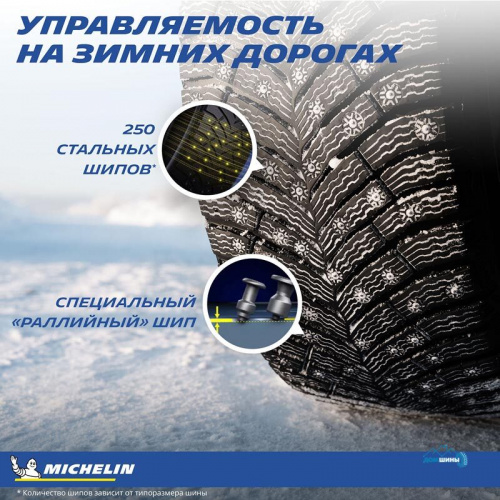 Michelin X-Ice North 4 225/60 R16 102T XL  TL (шип.)