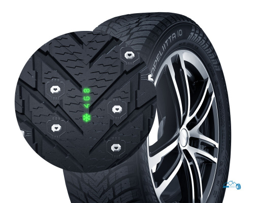 Nokian Hakkapeliitta 10 EV 255/50 R20 109T (шип.)